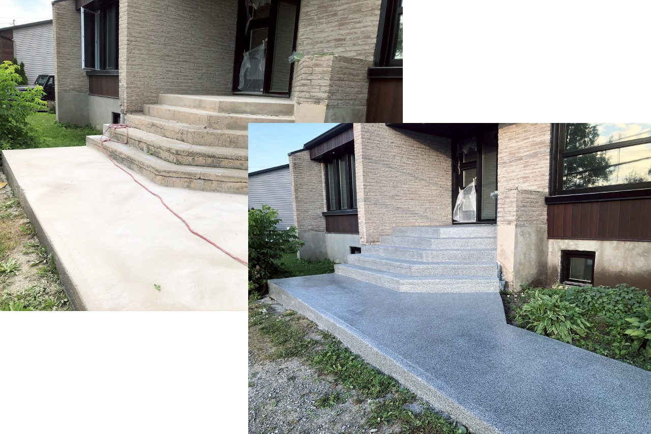 beton epoxy flakes